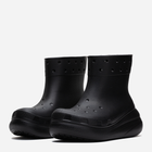 Жіночі гумові чоботи низькі Crocs Classic Crush Rain Boot 207946-BLK 41-42 Чорні (196265156733) - зображення 4