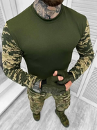 Армейский мужской лонгслив Deka S олива+пиксель (15051) - изображение 2