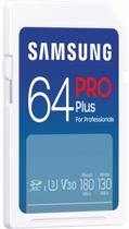 Karta pamęnci Samsung Pro Plus SD 64 GB V30 Class 10 UHS-I SDXC White (MB-SD64S/EU) - obraz 2