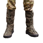 Тактичні водовідштовхувальні військові бахили гамашії для взуття від дощу та грязі для захисту на берці Хакі XL ( 46-48 розмір) - зображення 1