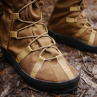 Тактичні водовідштовхувальні військові бахіли гамашії для взуття від дощу та грязі для захисту на берці Койот XL ( 46-48 розмір) - зображення 5