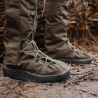 Тактичні водовідштовхувальні військові бахіли гамашіі для взуття від дощу та грязі для захисту на берці Хакі XL ( 46-48 розмір) - изображение 7