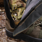 Тактичні водовідштовхувальні військові бахіли гамашії для взуття від дощу та грязі для захисту на берці Хакі L ( 42-45 розмір) - зображення 7