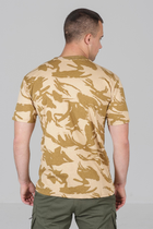 Мужская футболка хлопковая свободного кроя камуфляж Desert Пустыня 56 - изображение 7