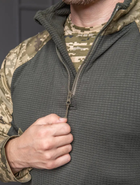 Чоловічий утеплений Убакс на флісі із липучками під шеврони / Бойова сорочка 56 - зображення 7