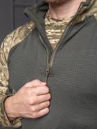 Мужской утепленный Убакс на флисе с липучками под шевроны / Боевая рубашка 52 - изображение 7
