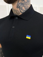 Поло Украина black Лр6288 XXXL - изображение 4