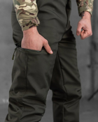 Тактические штаны Softshell oliva с резинкой Вт7618 XS - изображение 5