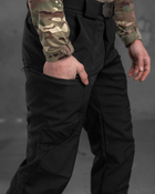 Тактические штаны софтшел черные draft высокая талия Вт7615 XS - изображение 5