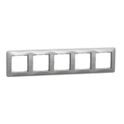 Рамка Schneider Electric Sedna Design пятиместная алюминий SDD313805