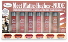 Міні-набір рідких помад The Balm Meet Matt(e) Hughes Nude 6x1.2 мл (0681619815102) - зображення 1