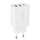 Сетевое зарядное устройство Proove Rapid 30Вт 2хUSB + Type-C Белый