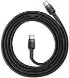 Кабель Baseus Cafule PD2.0 60W flash charging USB Type-C-Type-C (20V 3A)1M Grey+Black