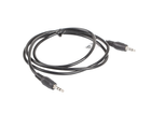 Kabel audio stereo LANBERG mini-jack 3.5 mm M/M 1.2 m Czarny (CA-MJMJ-10CC-0012-BK) - obraz 3