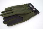 Тактичні рукавички з пальцями трикотажні хакі 9061_Khaki - зображення 8