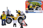 Motocykl policyjny Simba Fireman Sam z figurką i akcesoriami (4006592062675) - obraz 1