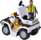 Motocykl policyjny Simba Fireman Sam z figurką i akcesoriami (4006592062675) - obraz 3