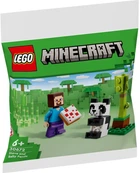 Конструктор Lego Minecraft Стив и Беби Панда 30672
