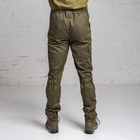 Брюки мужские Горка олива, брюки с усиленными коленями и резинкой под коленом 52 - изображение 4