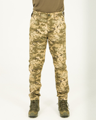 Брюки мужские камуфляжные Пиксель, 4 кармана, ткань рипстоп, 46 - изображение 1