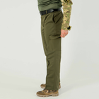 Штани чоловічі зі стрілками, 4 кишені,демісезонні,тканина бавовна, колір олива, 46 - зображення 3