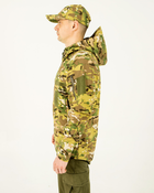 Ветровка куртка мультикам летняя мужская камуфляжная с капюшоном, с липучками под шевроны 48 - изображение 5