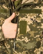Ветровка Пиксель, куртка летняя мужская камуфляжная с капюшоном, с липучками под шевроны 54 - изображение 6