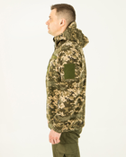 Ветровка Пиксель, куртка летняя мужская камуфляжная с капюшоном, с липучками под шевроны 46 - изображение 3