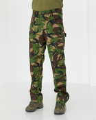 Брюки чоловічі камуфляж Британка з посиленими колінами, штани польові камуфляжні бавовняні 58 - зображення 1