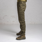 Брюки мужские Горка олива, брюки с усиленными коленями и резинкой под коленом 54 - изображение 3