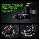 Бинокль ночного видения Dsoon NV8160 с креплением на голову 300 метров Черный (1013-528-00) - изображение 6