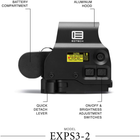 Комплект HHS VI коллиматор EOTech EXPS3-2 + магнифер EOTech G43 3х - изображение 3