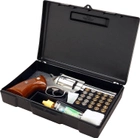 Кейс MTM Handgun Storage Box 804 для пистолета/револьвера с отсеком под патроны (24,9x16,0x5,1 см) - изображение 1