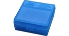 Коробка для патронів MTM кал. 7,62x25; 5,7x28; 357 Mag. Кількість - 100 шт. Колір - блакитний - зображення 1