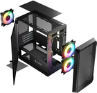 Obudowa Logic Concept Portos Mesh+Glass ARGB fans 3x120 mm Black (AM-PORTOS-10-0000000-0002) - obraz 16
