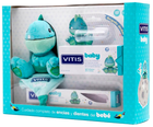 Набір Vitis Дитяча зубна паста + заспокійливий гель 30 мл + гаджет + наперсток (8427426051973) - зображення 1