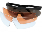 Тактические баллистические очки SWISSEYE Raptor + 3 линзы 15620000 - изображение 1