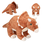 М'яка іграшка Dino World Трицератопс Коричневий 30 см (4010070662967) - зображення 4