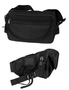 Сумка поясная большая Mil-Tec Hip Bag Large Black 13513002 - изображение 3