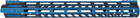 Цевье Leapers UTG PRO Ultra Slim15" для AR15. M-LOK Черный/Синий - изображение 1