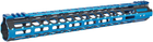 Цевье Leapers UTG PRO Ultra Slim15" для AR15. M-LOK Черный/Синий - изображение 3