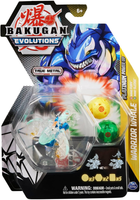 Zestaw figurek Spin Master Bakugan Evolutions Platinum Power Up Warrior Whale With Nano Fury and Sledge (0778988430811)