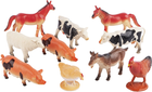Zestaw figurek VN Toys Farm Zwierzęta 10 szt (5701719636379) - obraz 2