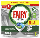 Капсули для посудомийної машини Fairy Ultra Plus Original Lavavajillas 24 шт (8006540767597) - зображення 1