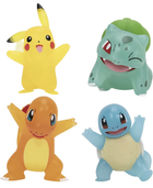 Набір фігурок Jazwares Pokemon Battle Select Translucent Bulbasaur Charmander Squirtle & Pikachu (0191726437659) - зображення 1