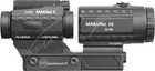 Комплект оптики MAK combo: коліматор MAKdot S 1x20 та магніфер MAKnifier S3 3x на кріпленні MAKmaster Lock CS - зображення 1