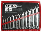Набір комбінованих ключів Yato YT-0362 8-24 мм 12 предметів (YT-0362) - зображення 1