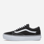 Жіночі кеди низькі Vans Old Skool Platform VN0A3B3UY28 42 Чорний/Білий (190849399417) - зображення 1