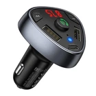 Автомобильный АЗУ FM-трансмиттер модулятор Bluetooth Hoco E51 black