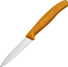 Nóż kuchenny do warzyw Victorinox SwissClassic 80 mm Pomarańczowy (6.7606.L119) - obraz 1
